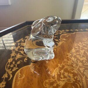 vintage baccarat bunny figurine